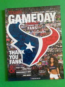 PÓSTER HOUSTON TEXANS v JAGUARS 1/3/2016-TEXANS FANS/JJ WATT PLUS 4 ANIMADORAS - Imagen 1 de 3