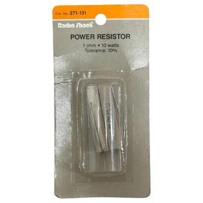 Radio Shack 271-131 Power Resistor 1 Ohm 10 W Tolerance 10% NOS - NEW - Image 1 of 2