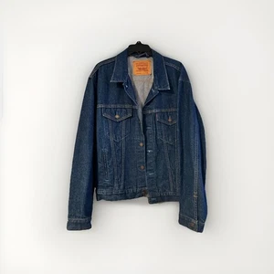 Neu ohne Etikett Levi’s 70506-0216 Trucker Jacke Herren XL 44 blau Denim Vintage 80’s Typ 3 - Bild 1 von 10