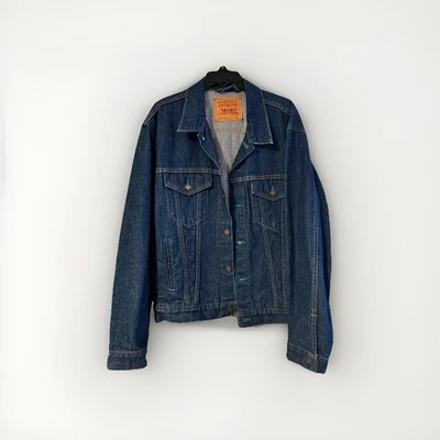 Chaqueta de Camionero Levi’s 70506-0216 Hombre’s XL 44 Azul Denim Vintage Años 80’s Tipo 3 NUEVA SIN ETIQUETAS Foto 1 de 4