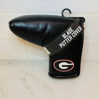 Georgia Bulldogs NCAA Tour Blade Putter Golf Club Head Cover Embroidered Logo - Image 1 of 4
