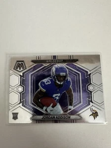 2023 Panini Mosaic Jordan Addison NFL Debut Base Rookie RC Card #ND-14 Vikings - Picture 1 of 2