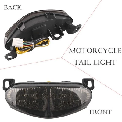 1 светодиодный задний фонарь указатели поворота для Kawasaki ER6N 2009 2010 2011 - Изображение 1 из 4