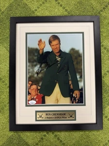 Foto firmada por Ben Crenshaw de 8x10 Jsa enmarcada automática PGA Golf - Imagen 1 de 4