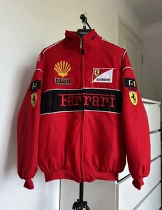 Chaqueta de carreras Ferrari bordada estilo vintage | Unisex - Imagen 1 de 3