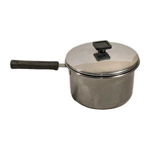 Carlton Ware Pentola per Salsa 2 Qt Acciaio Inox Anni 50 LEGGI - Foto 1 di 21