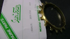 NOS Suntour 16 tooth freewheel gear cog sprocket fits 5 speed systems - Picture 1 of 2