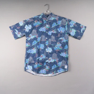 Gant Salty Dog Shirt Men’s M Blue Nautical Rope Cotton Button Down - Image 1 of 4
