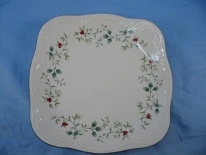 Pfaltzgraff Winterberry, Square Salad plate 8.375” New, Made in Indonesia - Picture 1 of 9