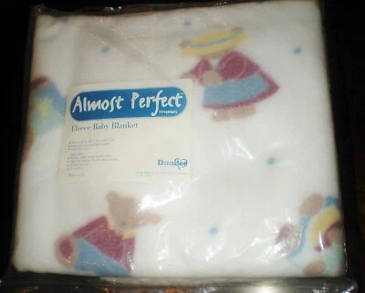 Nueva manta polar para bebé Dundee con osos casi perfecta 32" X 42" Foto 1 de 4