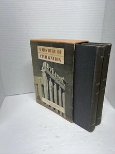 1955 History of Civilization,Brinton Christopher,Wolff,2 Vol Box Set - Picture 1 of 19