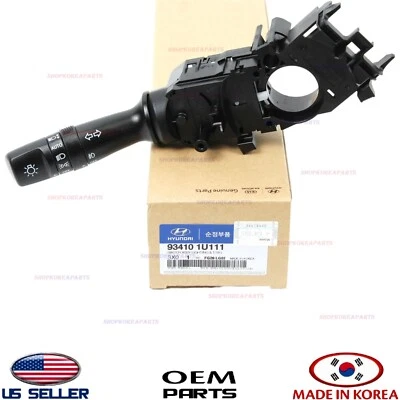 Interruptor de señal de giro original OEM con control automático de faros Elantra Sonata Veloster Foto 1 de 2