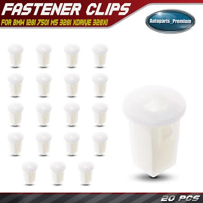 20x 4.2mm Nylon Rear Bumper Trim Panel Mount Clips Fasteners for BMW 07146976114 - Image 1 of 4