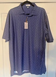 Lot 2 NEW Never Worn Mens XL Polo Shirts Peter Millar Bobby Jones - Picture 1 of 7