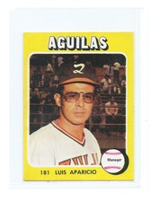 1976 Venezuelan Baseball  Sticker LUIS APARICIO  # 181 BEST QUALITY HOF !