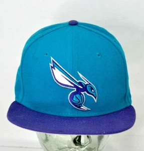 NBA Basketball Hornets 9Fifty Cap New Era Green Purple Snap-Back Embroidered - Picture 1 of 4