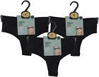 M&S Marks and Spencer Black Thongs Size 6 x 3 Total RRP £24
