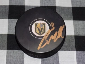 Brayden McNabb Signed Logo Hockey Puck Vegas Golden Knights Stanley Cup Champion - Picture 1 of 1
