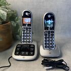 BT 4600 Twin Big Button Digital Cordless Phones Used Req Power Supply