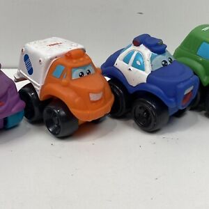 Lot of 4 Hasbro Tonka Lil' Chuck & Friends Plastic Chunky Vehicles Trucks - B31