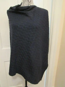 Cashmere Cashmere Cabled Poncho – Inkwell (Navy) NWT - $330 - Picture 1 of 6