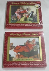 2 SEALED COCA-COLA SANTA CD'S GREETINGS FROM & HOLIDAY CHEER MUSIC NEW COKE RARE - Bild 1 von 3