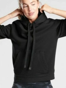 Athleta 24-7 Hoodie, neu ohne Etikett, Medium, schwarz - Bild 1 von 10