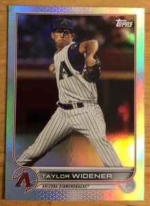 2022 Topps Series 2 Taylor Widener Silver Rainbow Foil #374 Diamondbacks NM O/C - Picture 1 of 2