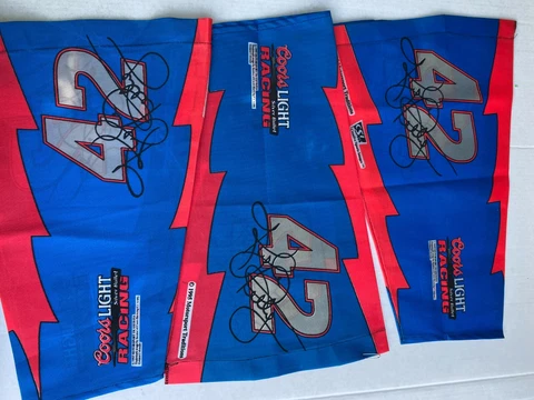 Lot 3 pcs Kyle Petty #42 NASCAR 19-inch Wind Socks, vintage new old stock 1995 Cover