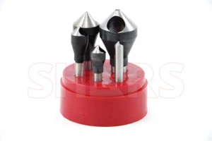 Shars 90 Degree HSS Zero Flute Countersinks & Deburring Tools New P} - Picture 1 of 7