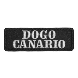 Wechselbarer Patch Aufnäher Klett Dogo Canario Hunde Rasse Dogs Haustier