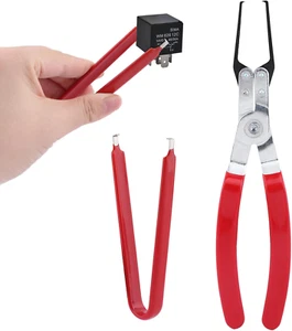 Relay Puller Pliers with Fuse Remover Tool, Automotive Fuse Puller Tool Car Elec - Picture 1 of 12