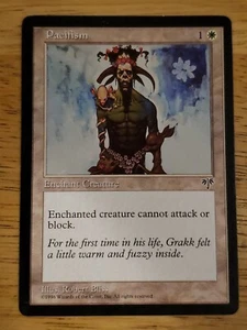 1x Magic The Gathering Pacifism [Mirage] Tarjeta Coleccionable De Colección Magic The Gathering - Imagen 1 de 5