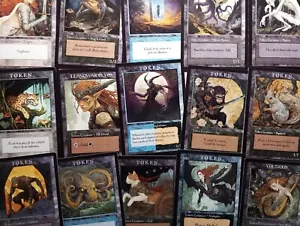 20x MTG old style tokens to choose / 20x Tokens retro para MTG a elegir - Imagen 1 de 20