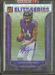 2022 Donruss The Elite Series - Kyle Hamilton - Auto Rookie 74/99 Ravens - Bild 1 von 2