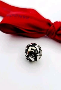 Authentic Pandora Letter F Initial Charm - Two Tone Silver and 14K Gold - 790298 - Picture 1 of 7