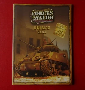 FORCES OF VALOR (2003 DIE-CAST MODEL CATALOGUE) KING TIGER, SHERMAN, ABRAMS * NM - Picture 1 of 7