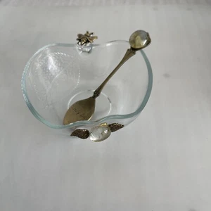 Vintage Adi Sidler Heiliges Land Löffel & Vintage Apfel Party Set Glasschale - Bild 1 von 11