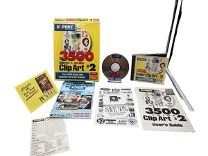 EXPERT SOFTWARE 3500 COLOR CLIP ART #2 Big Box Software With Manuals & Disk - Picture 1 of 6