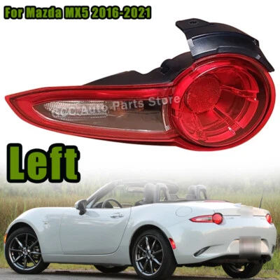 Left For Mazda MX5 2016-2021 Warning Brake Signal Lamp Taillight Assembly - Image 1 of 4