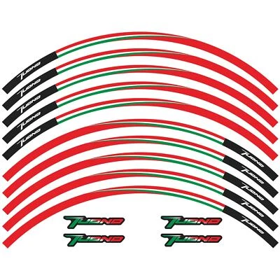 Cinta adhesiva reflectante para llanta de 17" 18" para Aprilia Tuono 1000 R V4 1100 Foto 1 de 2