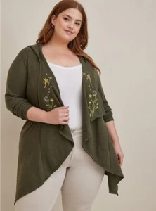 Cárdigan Torrid Disney Tinker Bell Peter Pan Verde Nuevo Con Etiquetas Nuevo 2X - Imagen 1 de 11