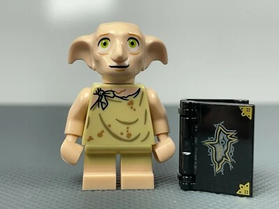 Dobby 71022 LEGO Harry Potter Minifigure Series 1 CMF Black Book Gray Sock - Image 1 of 4