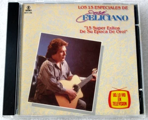 JOSE FELICIANO /15 SUPER EXITOS CD 1989 GLOBO REC. US LATIN POP BOLEROS RARE OOP - Picture 1 of 8
