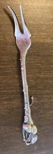 CHERRY by Watson Sterling Silver Art Nouveau 3" Berry Condiment FORK c.1903 - Picture 1 of 7