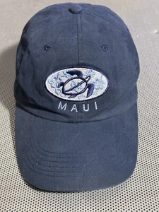 PREOWNED MAUI BLUE BALLCAP WITH A TURTLE ON IT - Picture 1 of 8