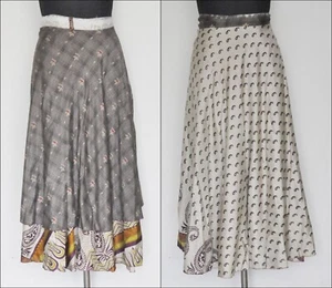 Sarong Dress Women Reversible Bikini Cover Up Beach Sari Casual Wrap Skirt 9155 - Picture 1 of 1