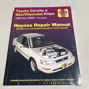 Haynes Repair Manual 92036 Toyota Corolla Geo Chevrolet Prism 1993-2002 All READ - Picture 1 of 7