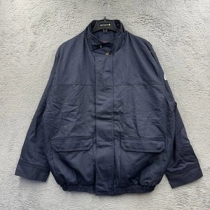 Bulwark FR Flame Resistant Protective Work Wear Men’s Blue Chore Jacket Size XXL - Picture 1 of 7
