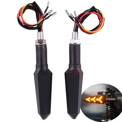 For Suzuki DRZ400s DRZ400sm LED Motorcycle Turn Signals Blinker Lights Amber NEW - Image 1 of 4